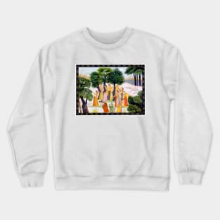 The Gopis Search For Krishna 1780 Bhagavata Purana Crewneck Sweatshirt